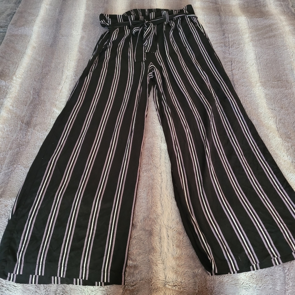 Torrid wide leg self tie pants size 1